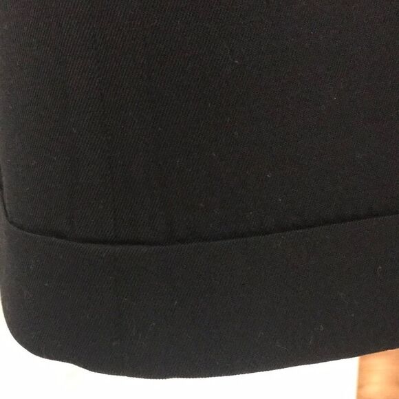 MOSCHINO Black Wool Dress Pant with Cuff - Picture 3 of 5